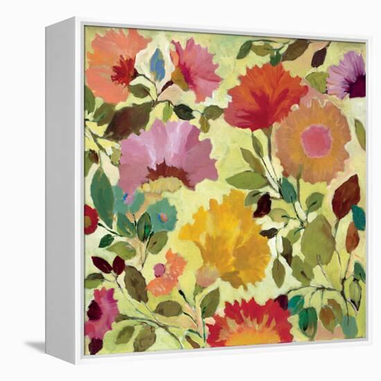 Nasturtiums-Kim Parker-Framed Premier Image Canvas