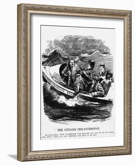 Nat.Insurance, Lly-George-L. Raven Hill-Framed Art Print