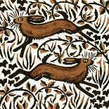 Woodpecker, 2016 (Colour Woodcut)-Nat Morley-Giclee Print
