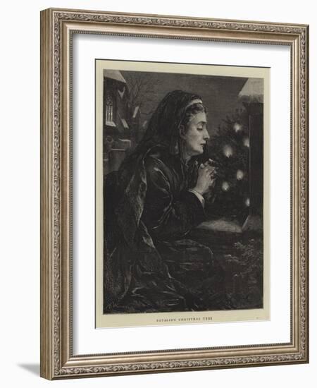 Natalie's Christmas Tree-Henry Woods-Framed Giclee Print