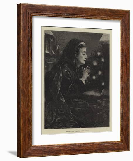 Natalie's Christmas Tree-Henry Woods-Framed Giclee Print