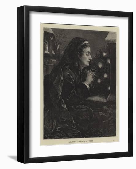 Natalie's Christmas Tree-Henry Woods-Framed Giclee Print