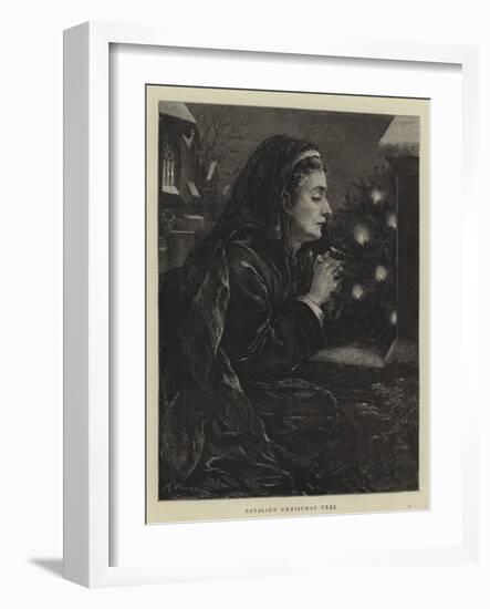 Natalie's Christmas Tree-Henry Woods-Framed Giclee Print