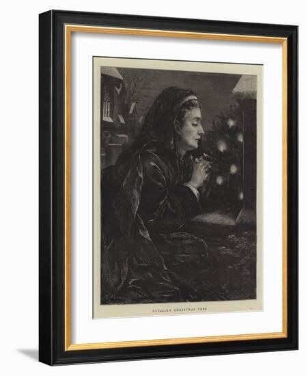 Natalie's Christmas Tree-Henry Woods-Framed Giclee Print