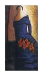 Quelques Fleurs sur Bleus d'Azur-Natalie Savard-Stretched Canvas