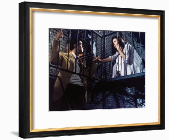 Natalie Wood, Richard Beymer. "West Side Story" 1961, Directed by Robert Wise-null-Framed Photographic Print