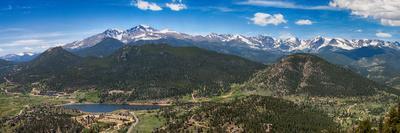 Panoramic View of Rocky Mountains from Prospect Mountain, Estes Park, Colorado, USA-Nataliya Hora-Photographic Print