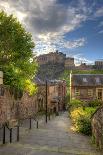 View on Edinburgh Castle from Heriot Place, Edinburgh, Scotland, UK-Nataliya Hora-Framed Photographic Print