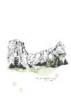 Nation Park Crater Lake-Natasha Marie-Giclee Print