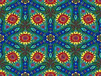 Kaleidoscope Pattern-natbasil-Art Print