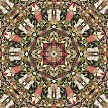 Kaleidoscope Pattern-natbasil-Framed Art Print