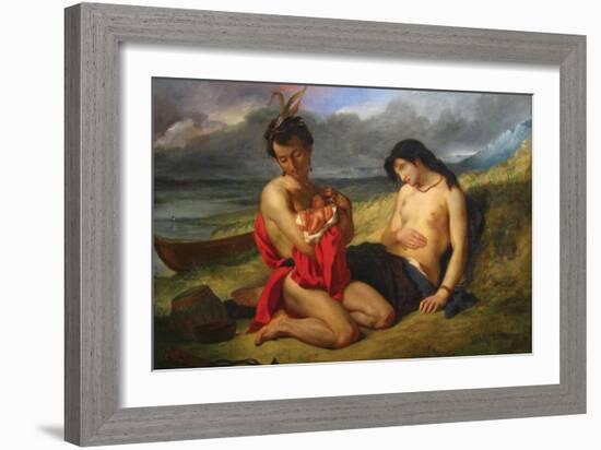 Natchez-Eugene Delacroix-Framed Art Print