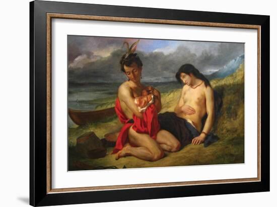 Natchez-Eugene Delacroix-Framed Art Print