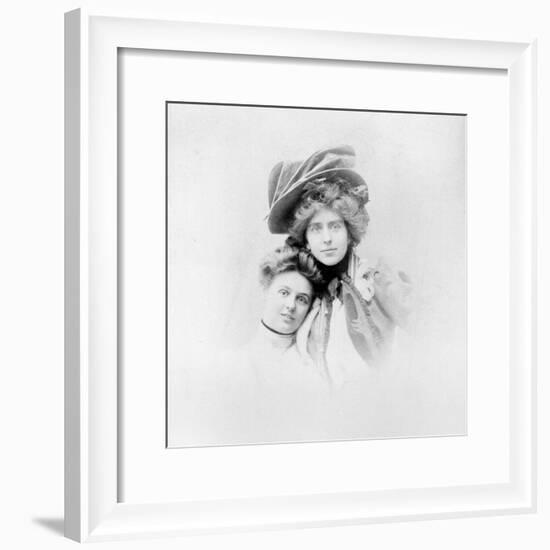 Nathalie Clifford Barney and Renee Vivien Late 19th Century-Otto Studio-Framed Giclee Print