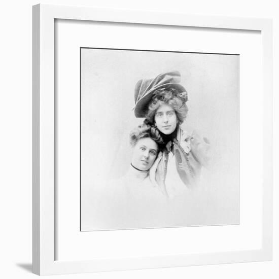 Nathalie Clifford Barney and Renee Vivien Late 19th Century-Otto Studio-Framed Giclee Print