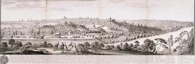 The South View of Berwick Upon Tweed, C.1743-45 (Pen and Ink and Wash on Paper)-Nathaniel Buck-Premier Image Canvas