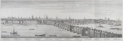 London Bridge, London, 1749-Nathaniel Buck-Giclee Print