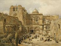 The Church of the Holy Sepulchre, Jerusalem-Nathaniel Everett Green-Framed Premier Image Canvas