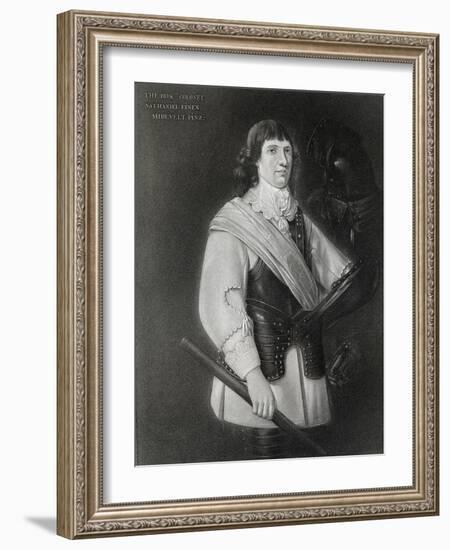 Nathaniel Fiennes, (C1608-166), English Politician, 17th Century-Michiel Jansz Van Miereveld-Framed Giclee Print