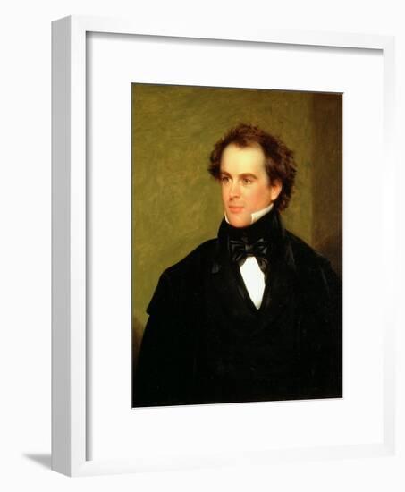 Nathaniel Hawthorne (1804-64) 1840-Charles Osgood-Framed Giclee Print