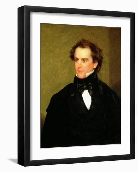 Nathaniel Hawthorne (1804-64) 1840-Charles Osgood-Framed Giclee Print