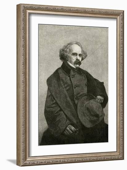 Nathaniel Hawthorne, 1862-null-Framed Art Print