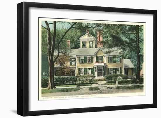 Nathaniel Hawthorne Home, Concord-null-Framed Art Print