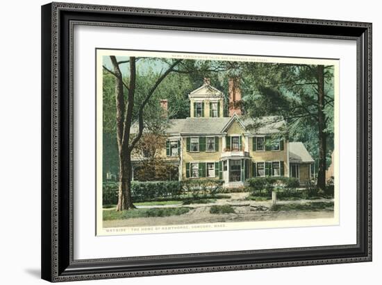 Nathaniel Hawthorne Home, Concord-null-Framed Art Print