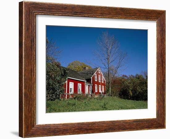 Nathaniel Hawthorne's Cottage at Tanglewood Where He Wrote the House of the Seven Gables-Christopher Rennie-Framed Photographic Print