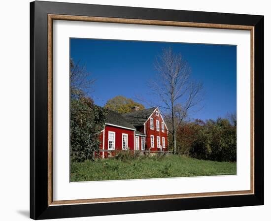 Nathaniel Hawthorne's Cottage at Tanglewood Where He Wrote the House of the Seven Gables-Christopher Rennie-Framed Photographic Print