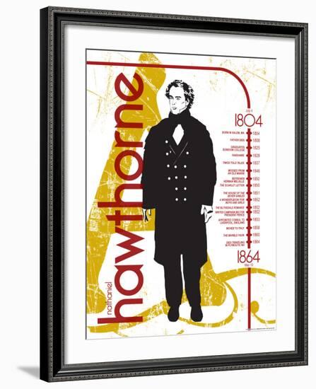 Nathaniel Hawthorne-Christopher Rice-Framed Art Print