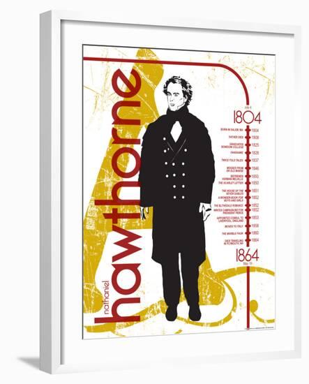 Nathaniel Hawthorne-Christopher Rice-Framed Art Print