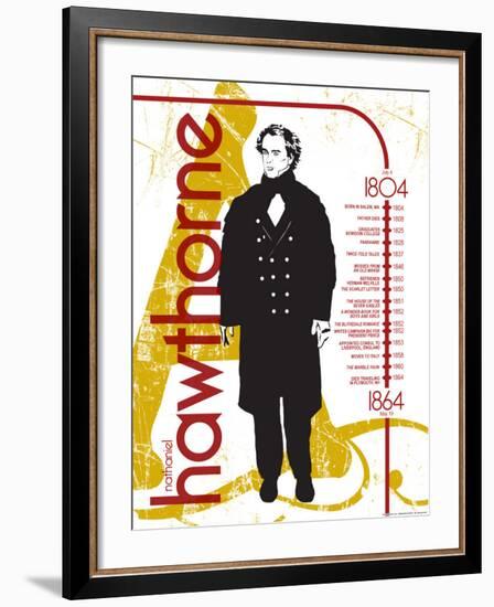 Nathaniel Hawthorne-Christopher Rice-Framed Art Print