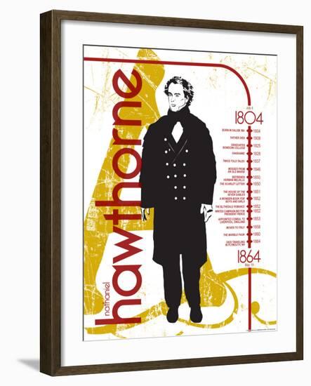 Nathaniel Hawthorne-Christopher Rice-Framed Art Print