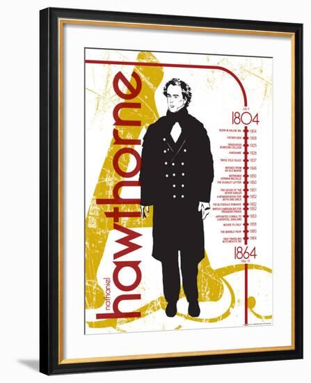 Nathaniel Hawthorne-Christopher Rice-Framed Art Print