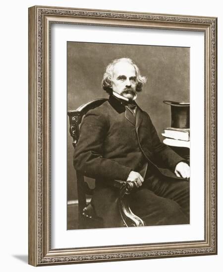 Nathaniel Hawthorne-Mathew Brady-Framed Giclee Print