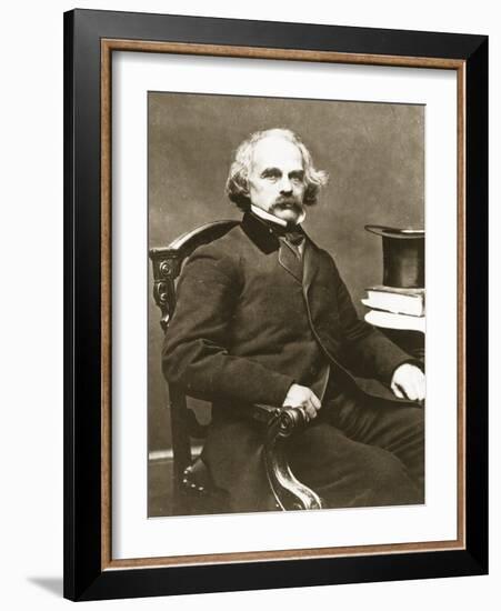 Nathaniel Hawthorne-Mathew Brady-Framed Giclee Print