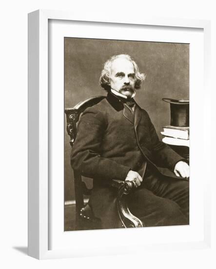 Nathaniel Hawthorne-Mathew Brady-Framed Giclee Print