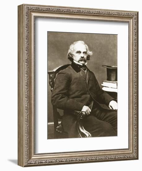 Nathaniel Hawthorne-Mathew Brady-Framed Giclee Print