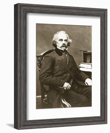 Nathaniel Hawthorne-Mathew Brady-Framed Giclee Print