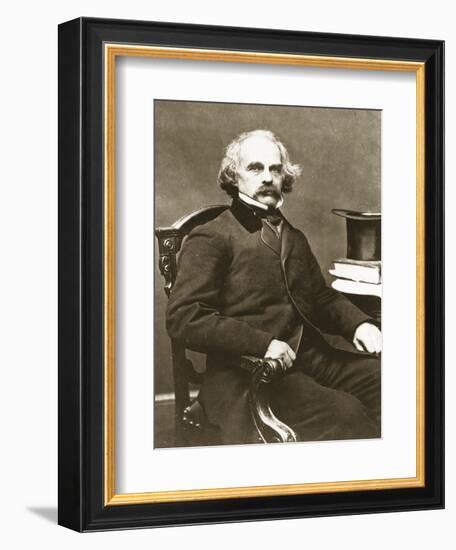 Nathaniel Hawthorne-Mathew Brady-Framed Giclee Print