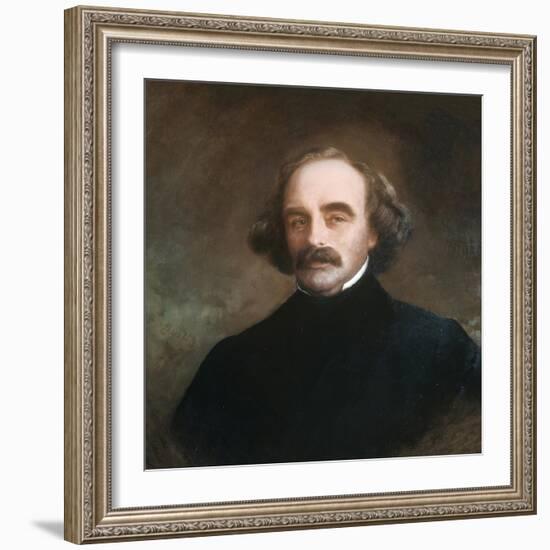 Nathaniel Hawthorne-Emanuel Gottlieb Leutze-Framed Giclee Print