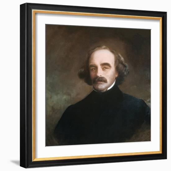 Nathaniel Hawthorne-Emanuel Gottlieb Leutze-Framed Giclee Print