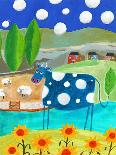 Blue Cow-Nathaniel Mather-Giclee Print