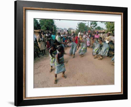 Natintigou Village, Benin (Dahmoney), Africa-Bruno Barbier-Framed Photographic Print