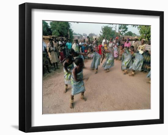 Natintigou Village, Benin (Dahmoney), Africa-Bruno Barbier-Framed Photographic Print