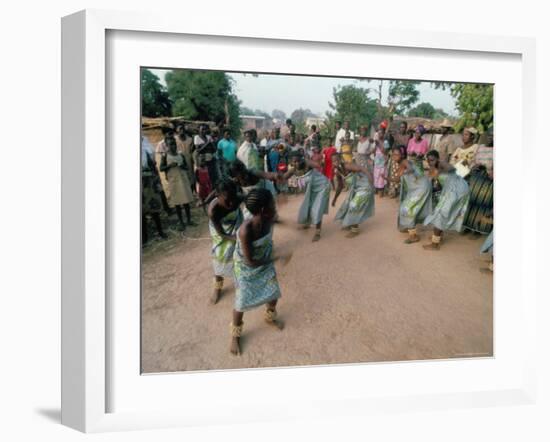 Natintigou Village, Benin (Dahmoney), Africa-Bruno Barbier-Framed Photographic Print