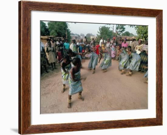 Natintigou Village, Benin (Dahmoney), Africa-Bruno Barbier-Framed Photographic Print