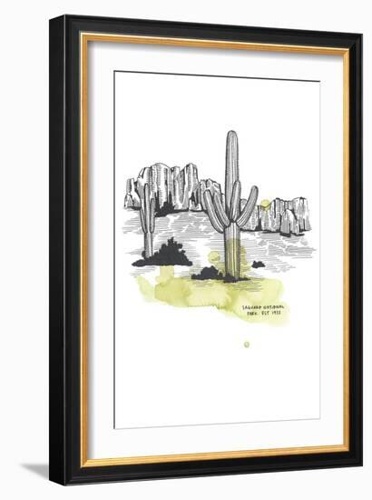 Nation Park Saguaro-Natasha Marie-Framed Giclee Print