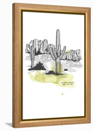 Nation Park Saguaro-Natasha Marie-Framed Premier Image Canvas